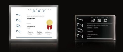 沙利文授予中兴通讯2021年度全球服务器产品创新奖,瀚讯实力彰显技术创新